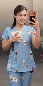 SET SCRUB on sale in Factory size(Heart Neck)
