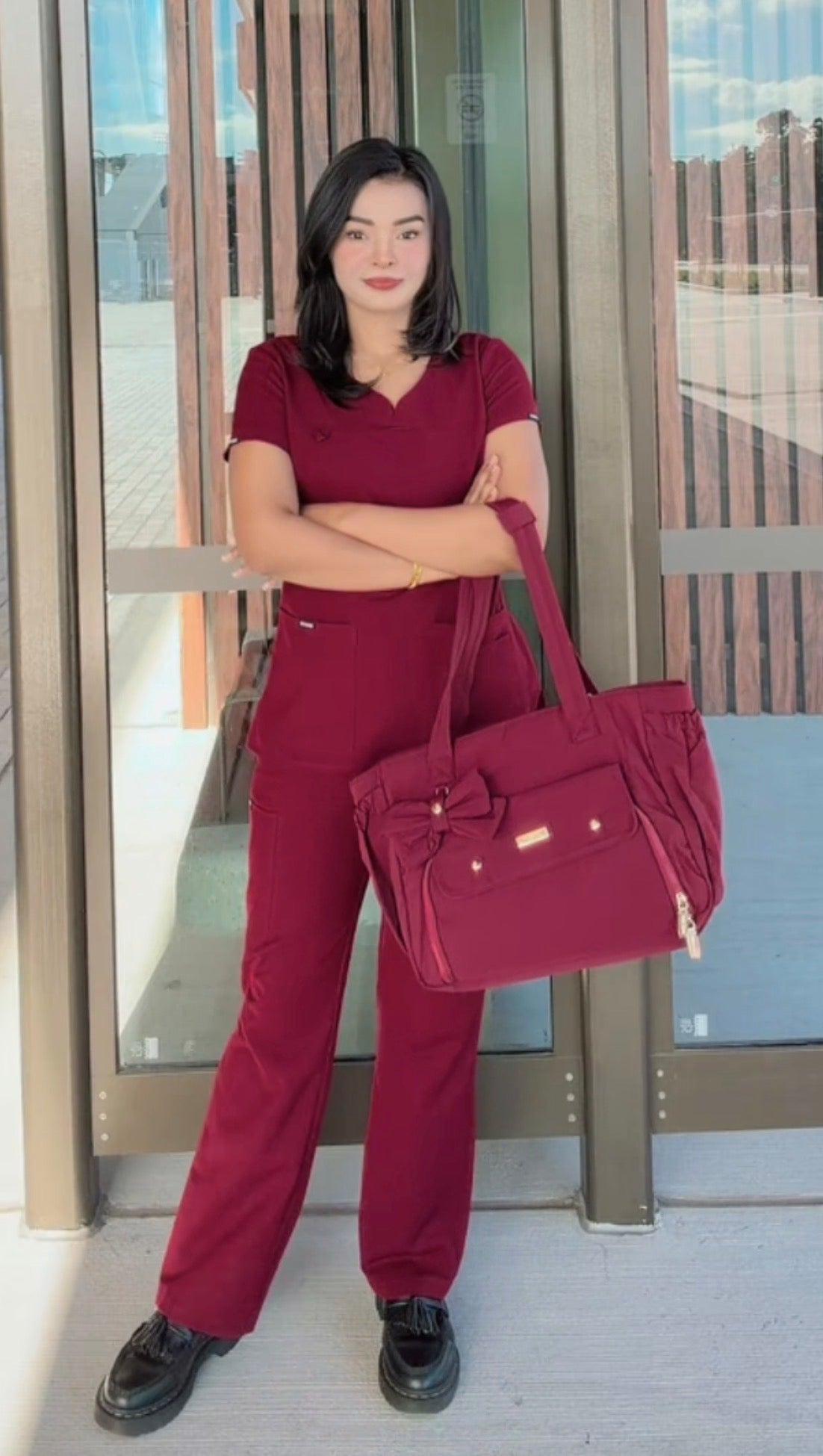 Combo set(Scrub +Bag+Free Scrunchie)
