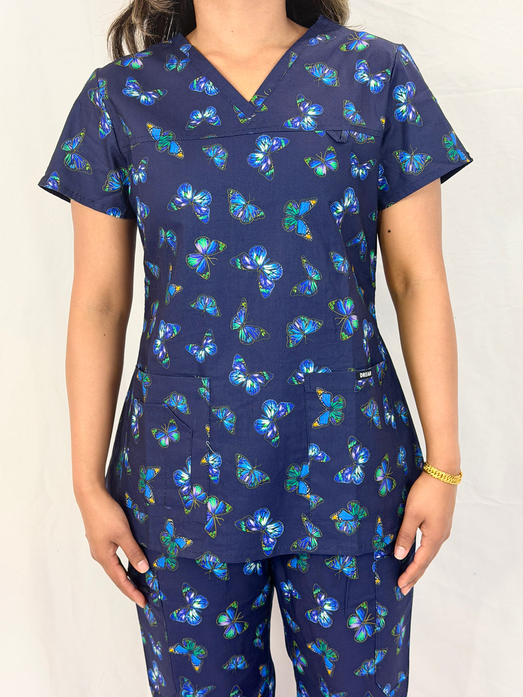 ‘V’ Neck Design Scrub sets(factory size)