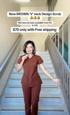 ‘V’ Neck Design Scrub sets(factory size)