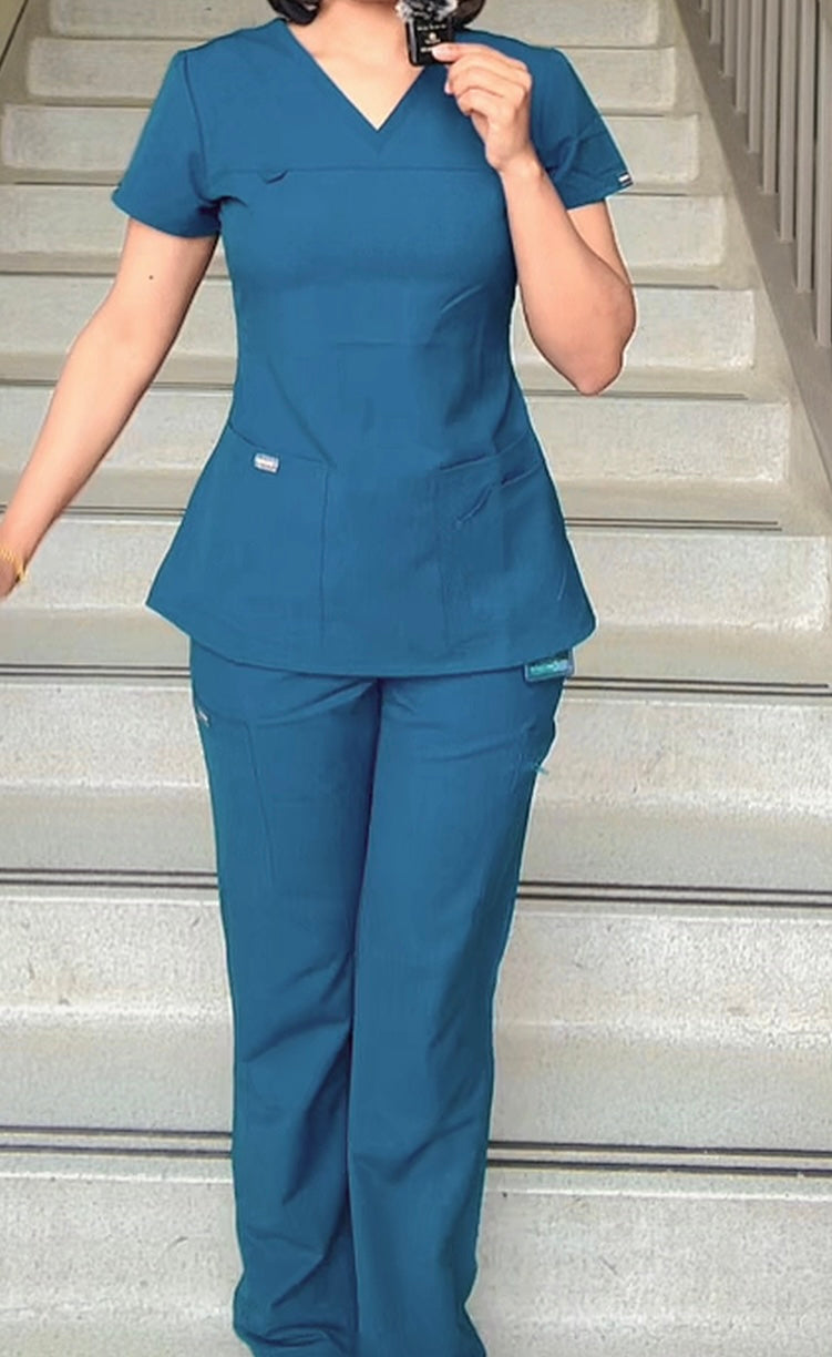 ‘V’ Neck Design Scrub sets(factory size)
