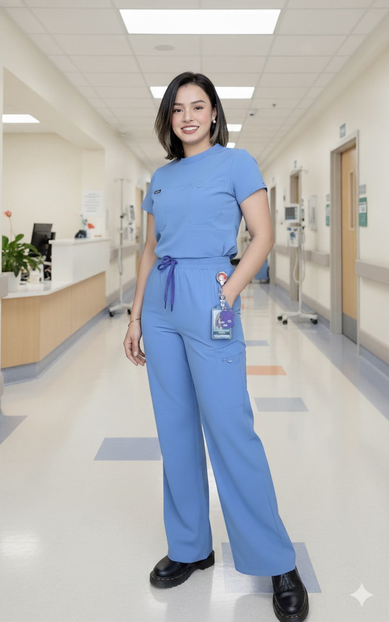 Wide leg pant Set (Factory size)