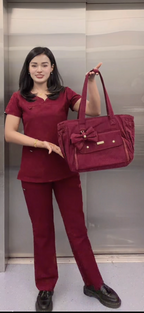 Combo set(Scrub +Bag+Free Scrunchie)