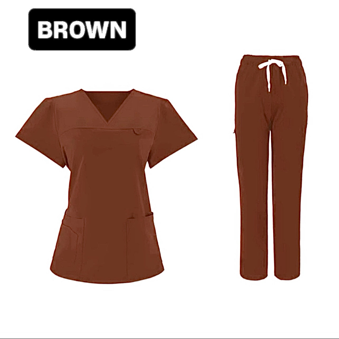 ‘V’ Neck Design Scrub sets(factory size)