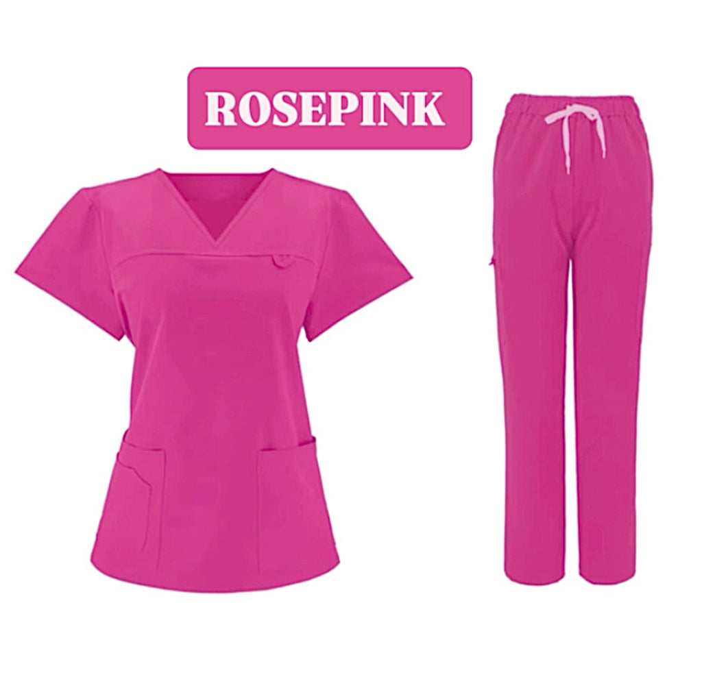 ‘V’ Neck Design Scrub sets(factory size)