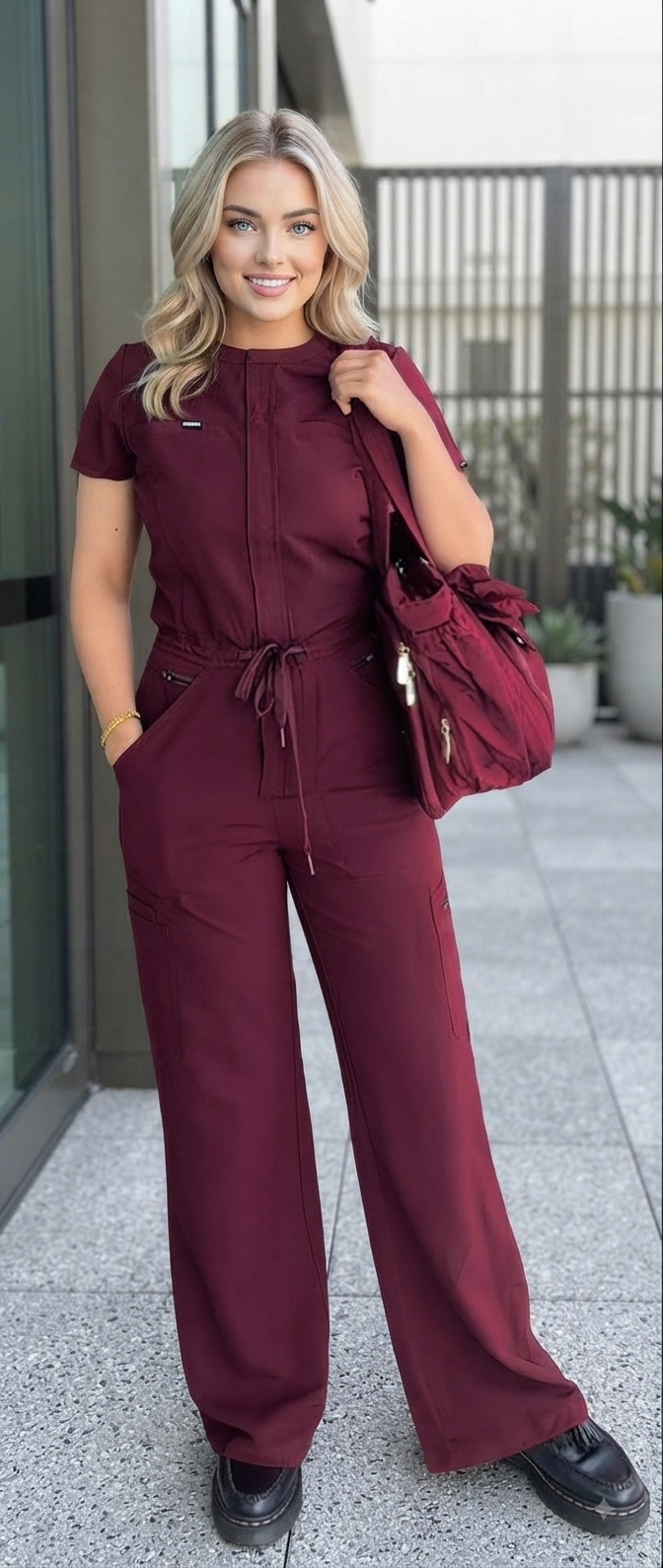 Combo set(Scrub +Bag+Free Scrunchie)