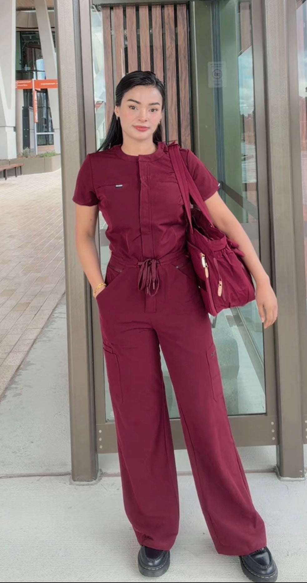 Combo set(Scrub +Bag+Free Scrunchie)