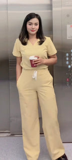 Wide leg pant Set only in $70