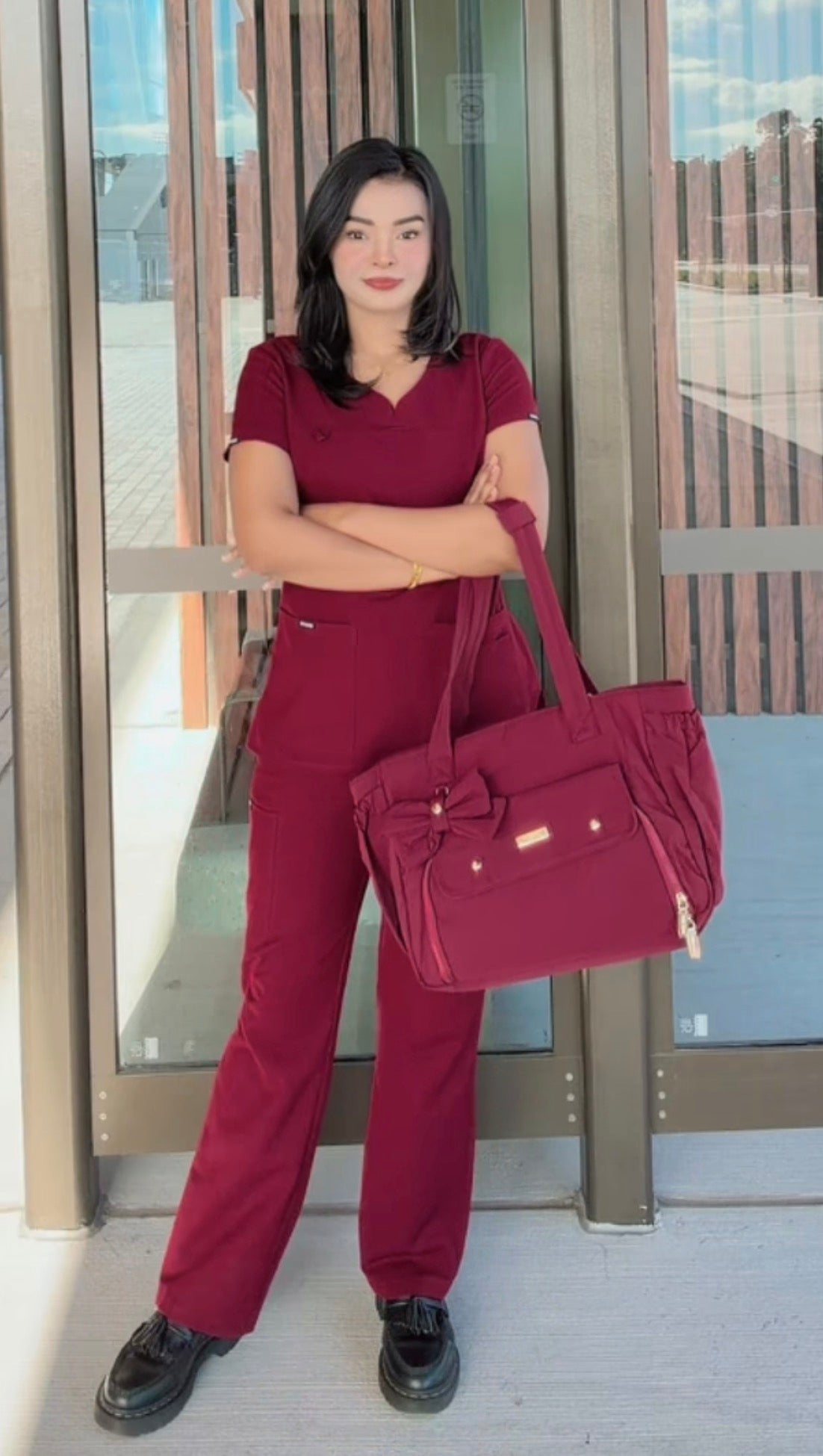 Combo set(Scrub +Bag+Free Scrunchie)