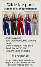 Wide leg pant Set only in $70