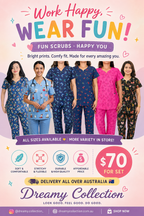 Fun scrub sets