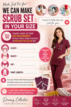 CUSTOM SIZE SCRUB SET