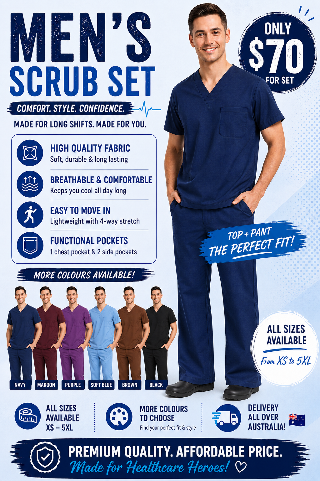 Men’s Scrub Set